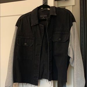 All saints distressed jacket